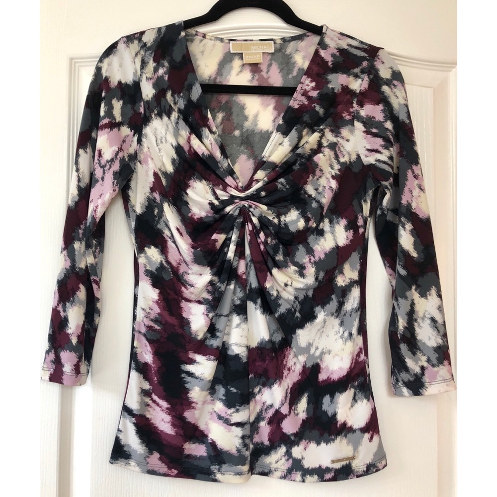 Michael Kors Multicolor 3/4 Sleeve Blouse